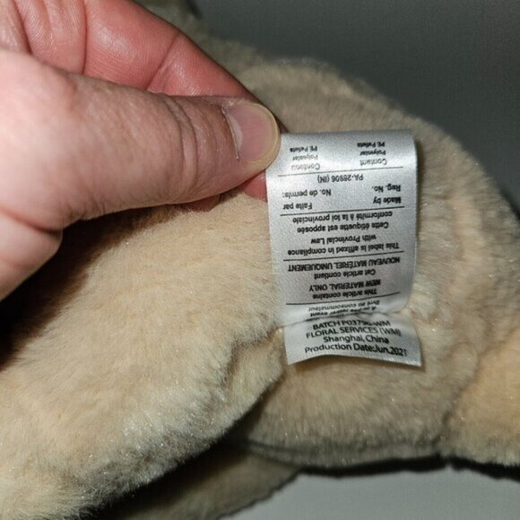 Jacques Little Lilly Tan French Bulldog Puppy Dog Plush Blue Bow 10" Stuffed Toy - Picture 10 of 12